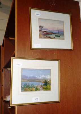 Lot 377 - James Burrell Smith, pair of landscapes