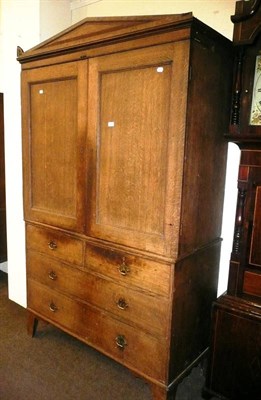 Lot 406 - William IV oak press