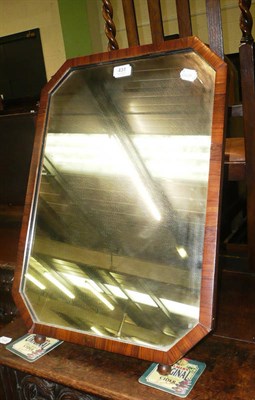 Lot 431 - Small easel mirror