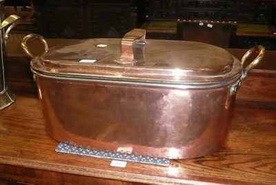 Lot 449 - Copper kettle