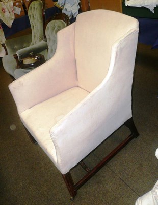 Lot 471 - Upholstered arm chair