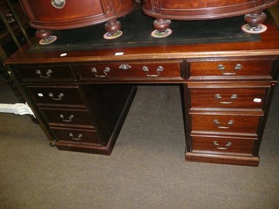 Lot 488 - Mahogany desk