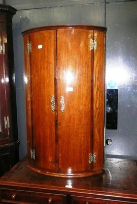 Lot 491 - Oak corner cupboard