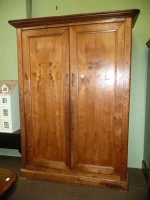 Lot 498 - Cherrywood armoire