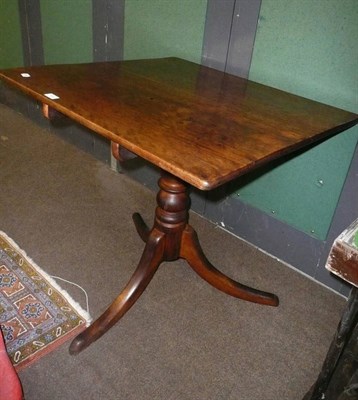 Lot 499 - Mahogany tripod table