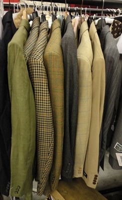 Lot 1087 - Assorted Modern Gents Suits And Jackets including a Burberry wool suit; Cerutti 1881 navy blue...