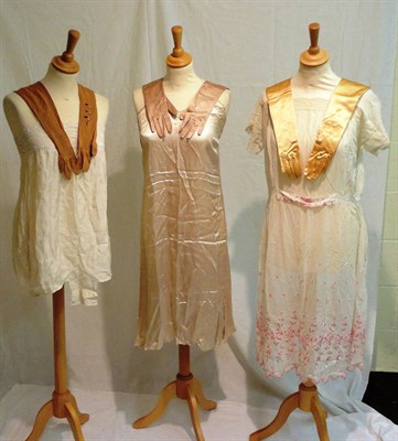 Lot 1135 - Assorted Circa 1920's And Later Costume And Accessories including lingerie; kid leather and...