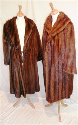 Lot 1158 - National Fur Company Mink Long Coat and another (2)