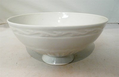 Lot 24 - Chinese white porcelain footed bowl bearing six character mark of Yongzheng