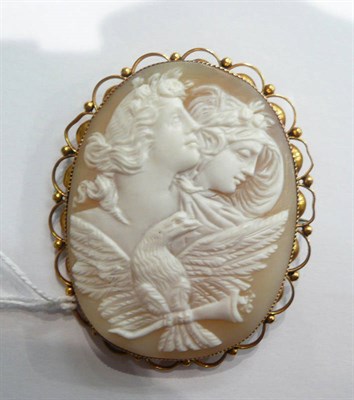 Lot 46 - Victorian carved cameo