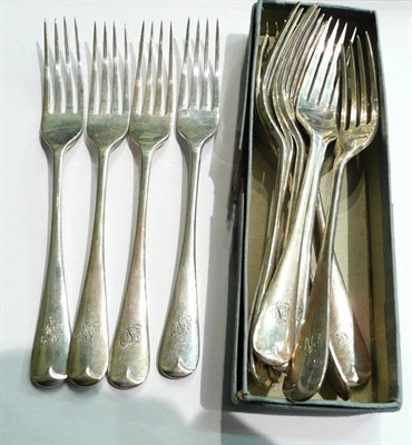 Lot 56 - Quantity of silver forks, 20oz approximately