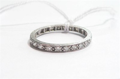 Lot 79 - A diamond eternity ring