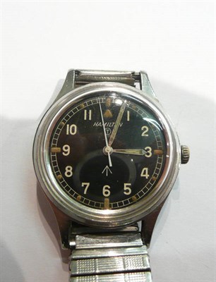 Lot 88 - A Hamilton military wristwatch