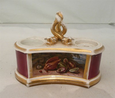 Lot 141 - Flight Barr & Barr inkstand dish