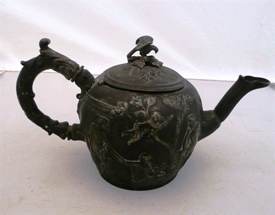 Lot 221 - A 'Portland Vase' teapot with some documentation