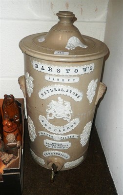 Lot 144 - Barstow patent natural stone and carbon water filter