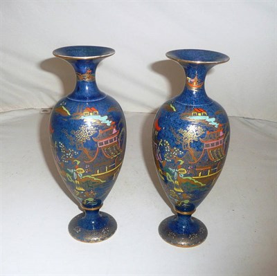 Lot 269 - Pair Carlton ware vases