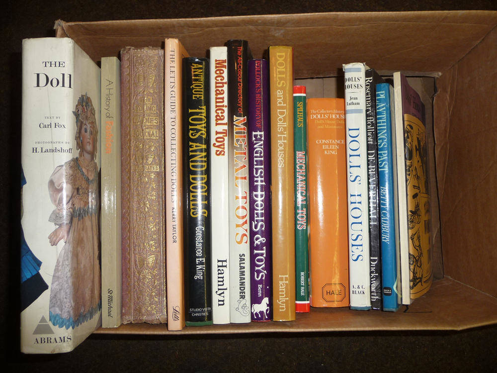 Lot 1012 - Assorted Dolls House And Doll Reference Books including The Doll by Carl Fox; Collectors History to