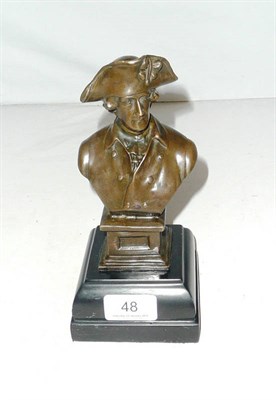 Lot 48 - A bronze bust of Friedrich II