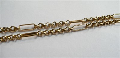 Lot 109 - A 9ct gold link chain