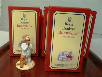 Lot 164 - Ten boxed Royal Doulton Bunnykins figures