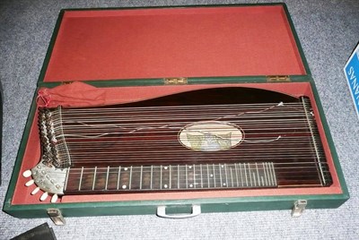 Lot 189 - A J Haslewanter zither (cased)