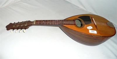 Lot 190 - A mandolin in case