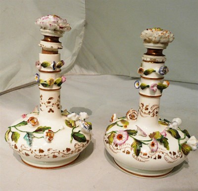 Lot 197 - Pair of Rockingham scent bottles