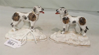 Lot 199 - Pair of Samson dog figures