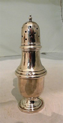 Lot 218 - Silver sugar caster