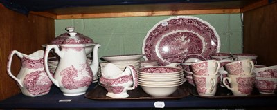 Lot 266 - A Mason's part dinner service