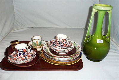 Lot 283 - Bretby vase and a quantity of assorted ceramics