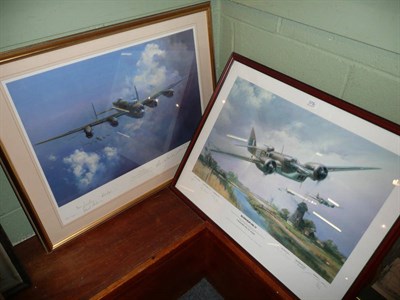 Lot 379 - Frank Wootton - 'Lancaster', a colour print published to mark the 50th Anniversary of the...