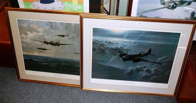 Lot 380 - Gerald Coulson - 'Night of the Hunter', colour print of a Blenheim Mk IV flown by Wing...