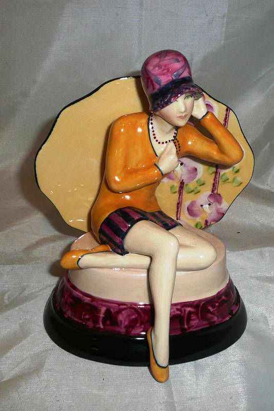 Lot 285 - A Peggy Davies figure 'Putting on the Ritz' by Martin Thompson, artist's proof