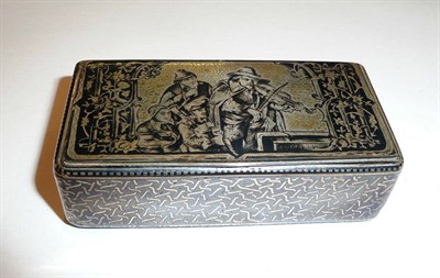 Lot 410 - Rectangular Niello box