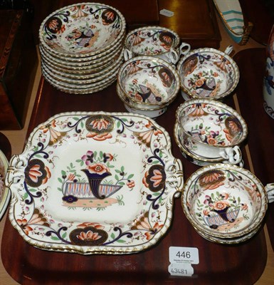 Lot 446 - Minton Imari tea set