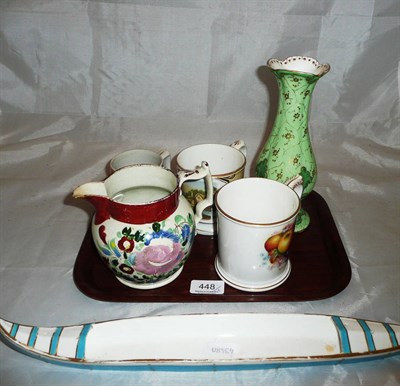 Lot 448 - Royal Worcester Gondola, Royal Worcester mug, Victorian mug, vase etc