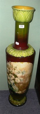 Lot 539 - Bretby large vase