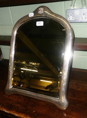 Lot 541 - Silver framed dressing table mirror