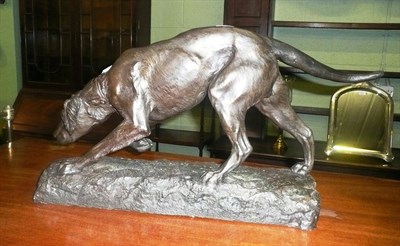 Lot 548 - Resin figure of a standing pointer