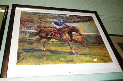 Lot 613 - Framed artists signed proof 'Nashwan'