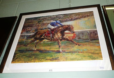 Lot 615 - Framed artists signed proof 'Nashwan'