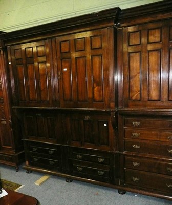 Lot 649 - An oak press referred to as the 'Severn press' from Brantwood, Coniston