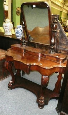 Lot 681 - Victorian mahogany duchess dressing table