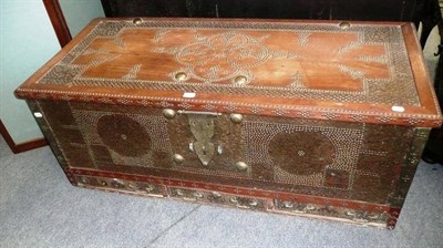 Lot 682 - Afghan cedar chest