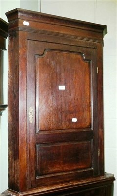 Lot 778 - Oak corner cupboard