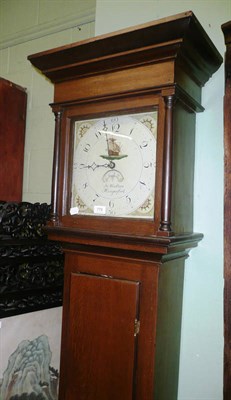 Lot 779 - Thirty day longcase clock, ship to the dial