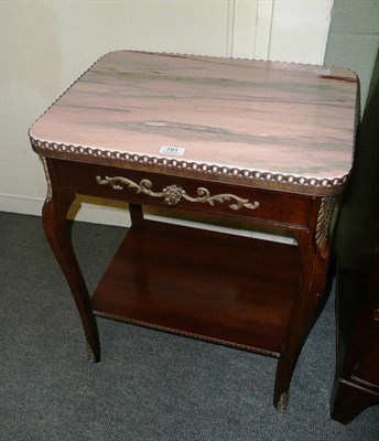 Lot 791 - Marble-top table