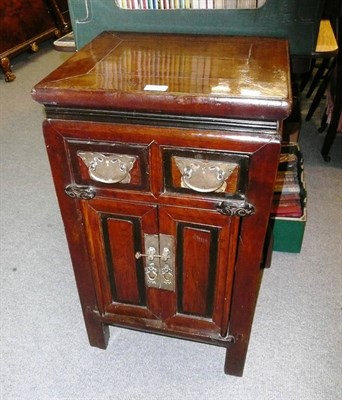 Lot 852 - A Chinese bedside cabinet
